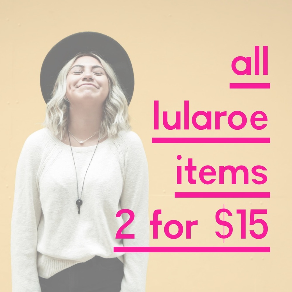 🌸All Lularoe Items - 2 for $15 🌸